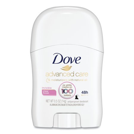 DOVE Invisible Solid Antiperspirant Deodorant, Floral Scent, 0.5 oz, PK36 66801CT